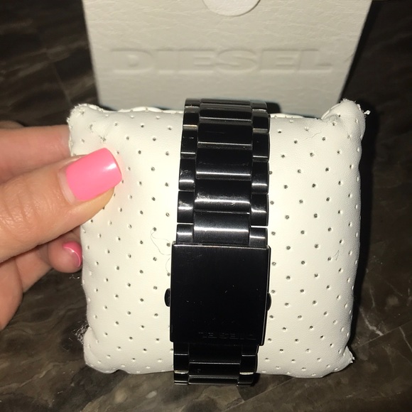 Diesel Men's Chrono Black PVD Bracelet Watch - Picture 3 of 8